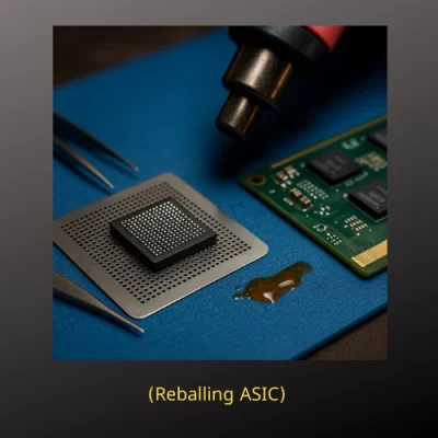 ریبال چیپ ماینر (Reballing ASIC)