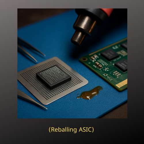 ریبال چیپ ماینر (Reballing ASIC)