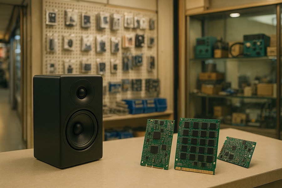 تعمیر اسپیکر و تجهیزات الکترونیکی رویالکو در پاساژ دانشکده کرج